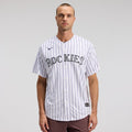 Men's Colorado Rockies White Home Replica MLB Baseball Jersey - view 12
