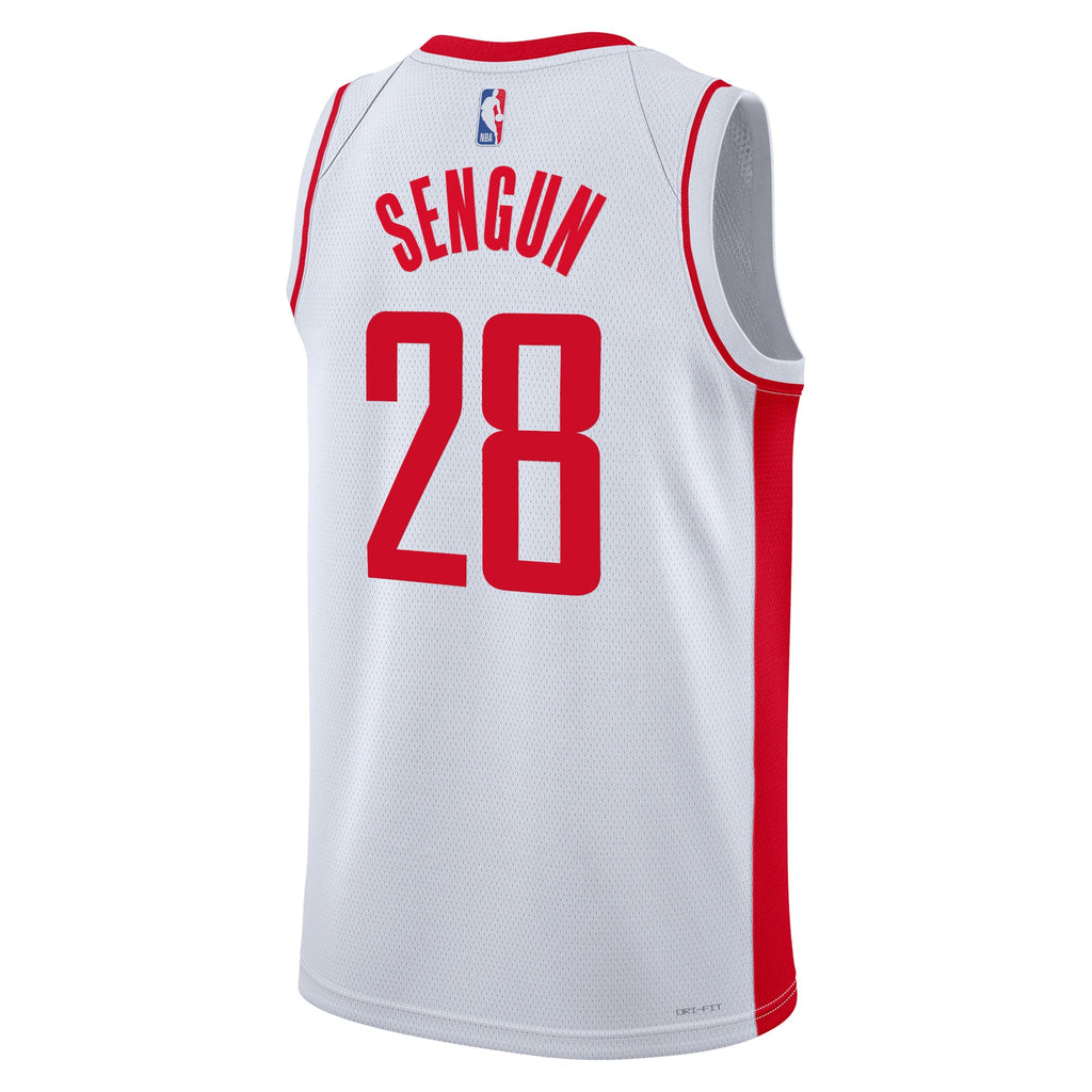 Unisex Alperen Sengun Houston Rockets Association Edition Swingman NBA Basketball Jersey - White - view 3