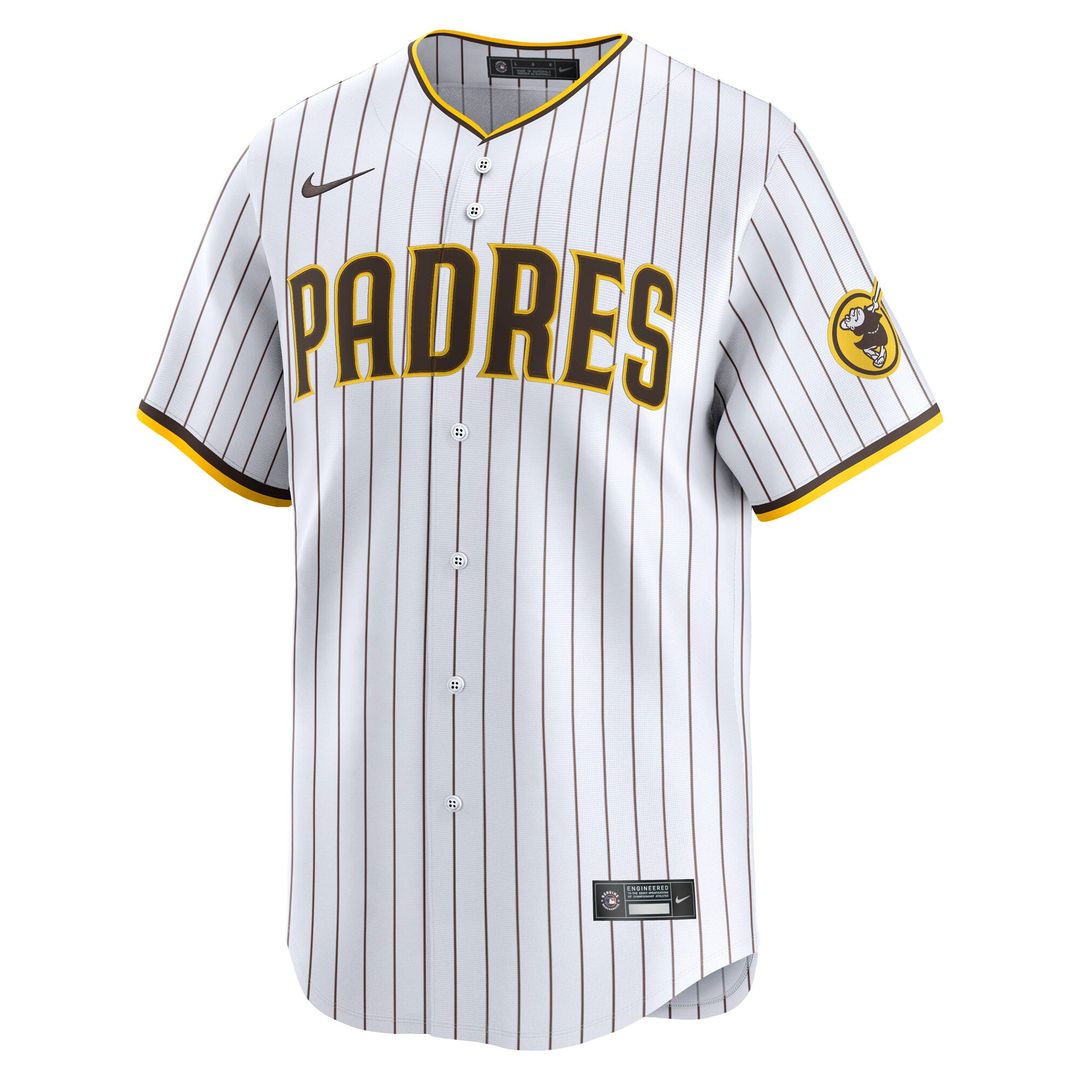 Men's San Diego Padres White Home Limited MLB Baseball Jersey - view 2