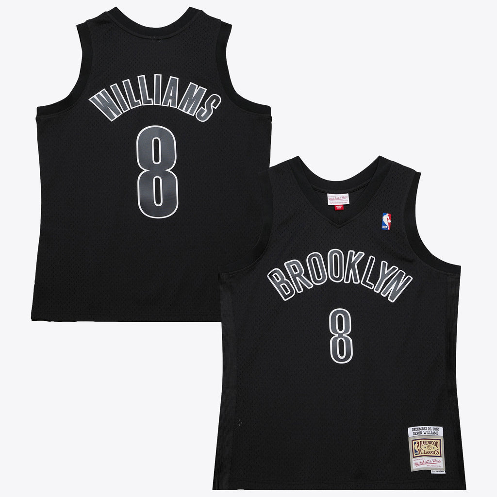 Men's Brooklyn Nets Deron Williams 2012 Day NBA Basketball Jersey - Black - view 1