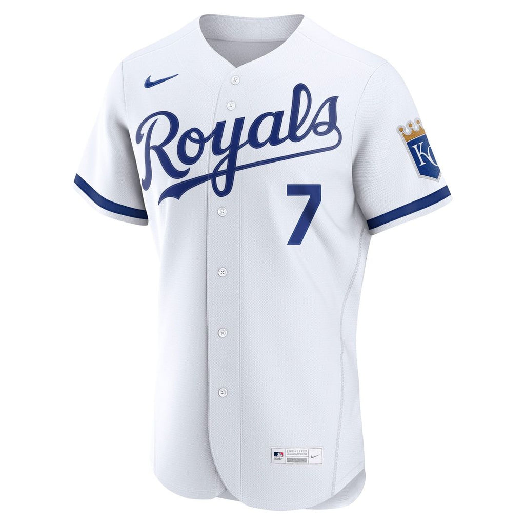 Men's Kansas City Royals Bobby Witt Jr. White MLB Baseball Jersey - view 2