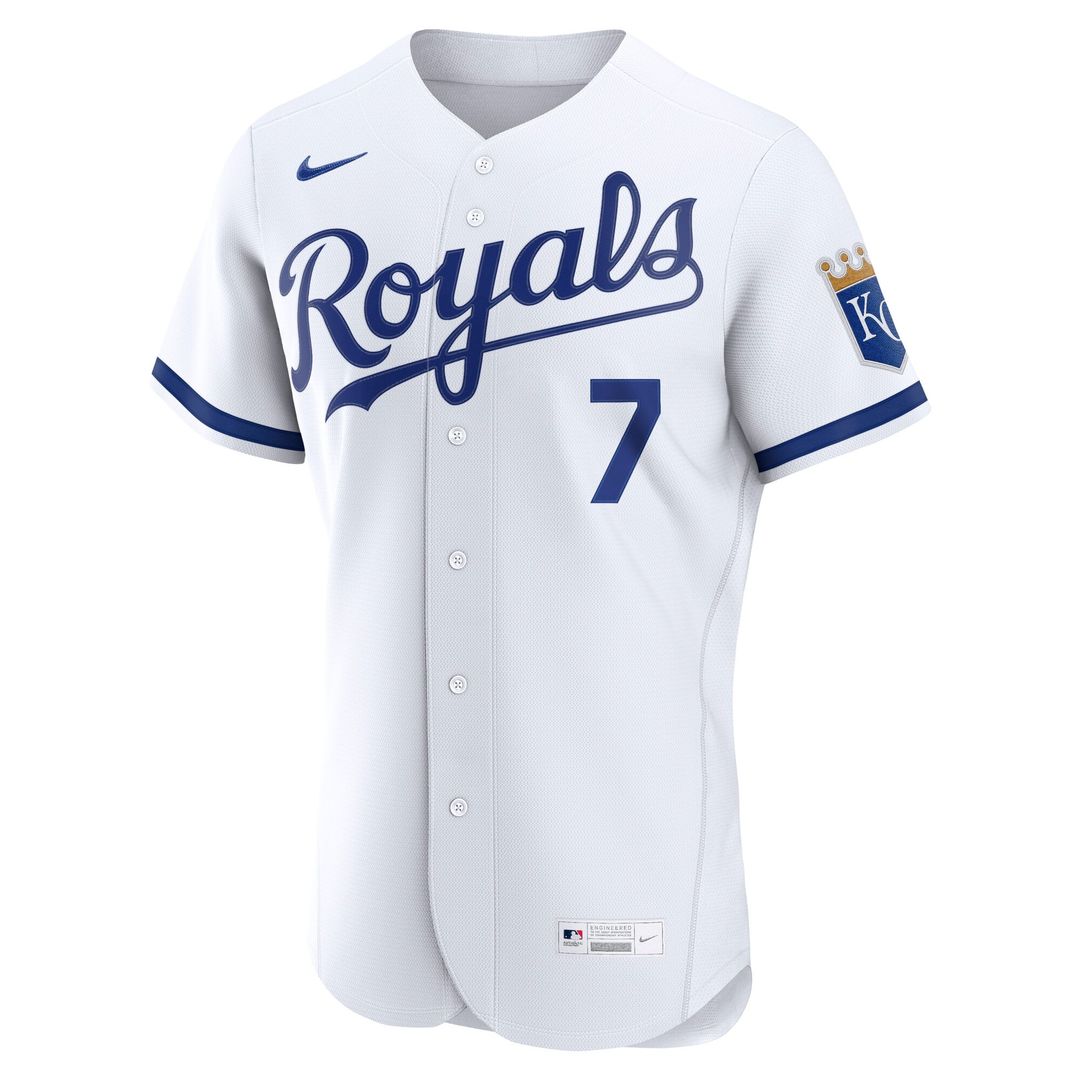 Men's Kansas City Royals Bobby Witt Jr. White MLB Baseball Jersey - view 2