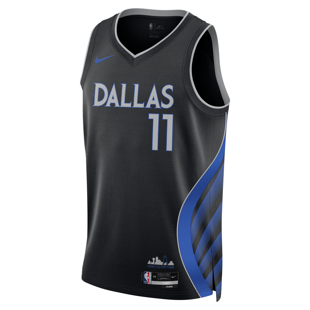 Unisex Kyrie Irving Dallas Mavericks 2025/26 City Edition Swingman NBA Basketball Jersey - Black - view 3
