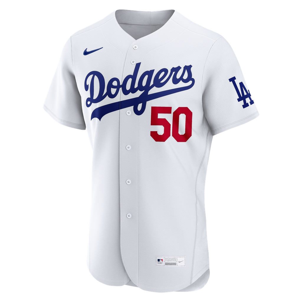 Men's Los Angeles Dodgers Mookie Betts White Home MLB Baseball Jersey - view 3