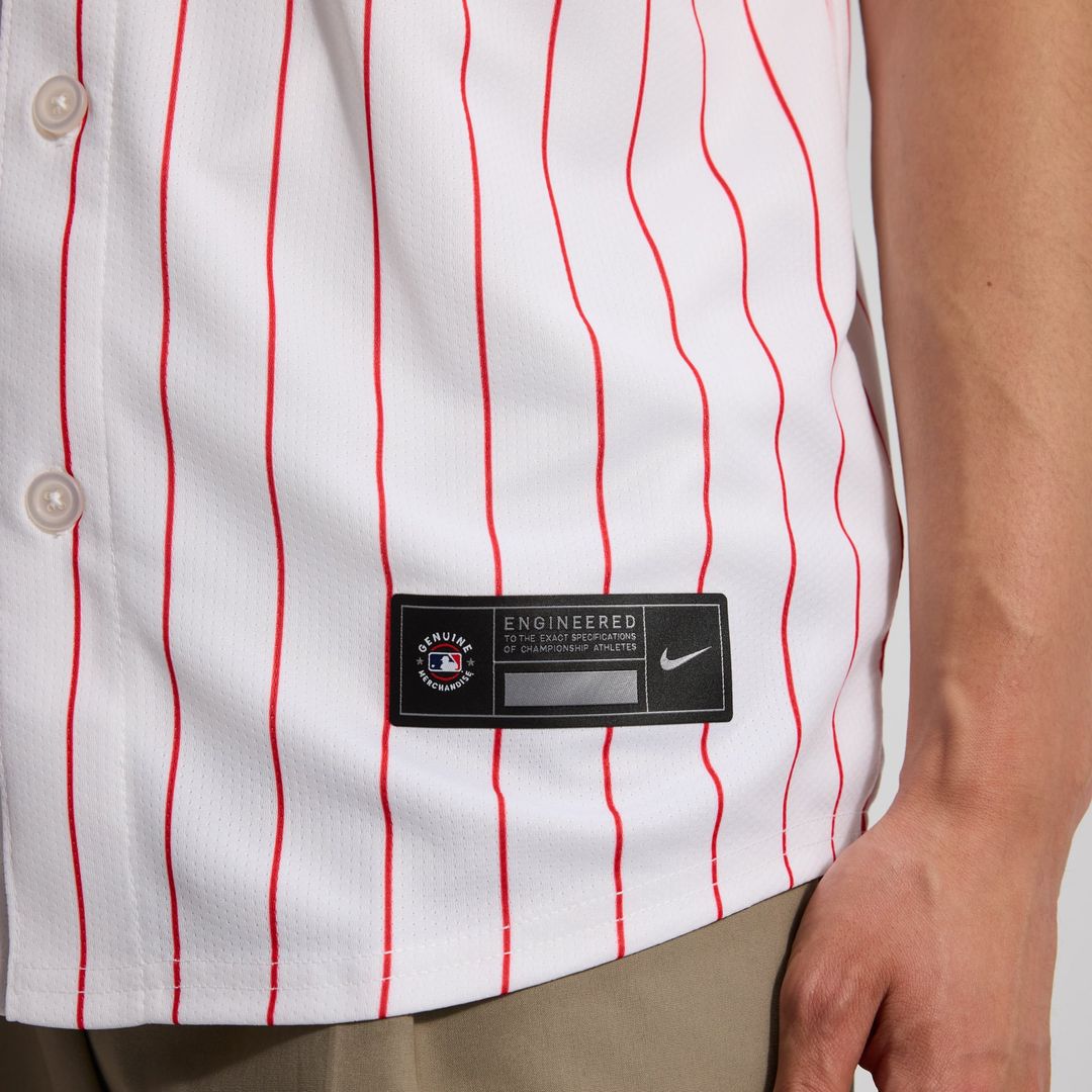 Men's Philadelphia Phillies J.T. Realmuto White Home Limited MLB Baseball Jersey - view 9