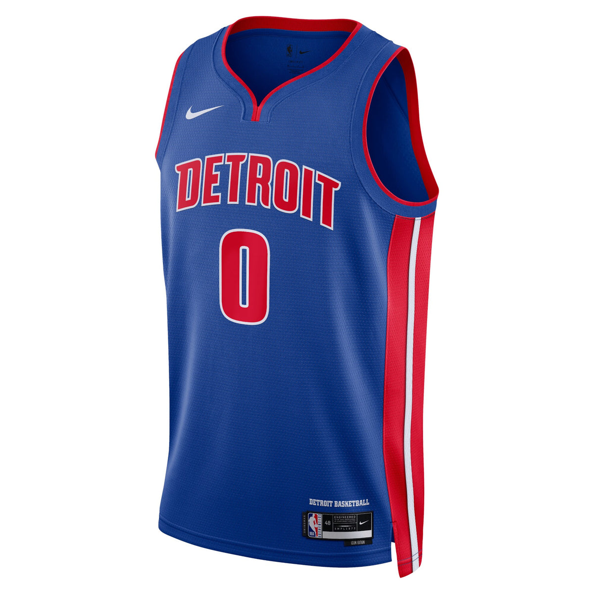 Unisex Jalen Duren Detroit Pistons Icon Edition Swingman NBA Basketball Jersey - Blue - view 2