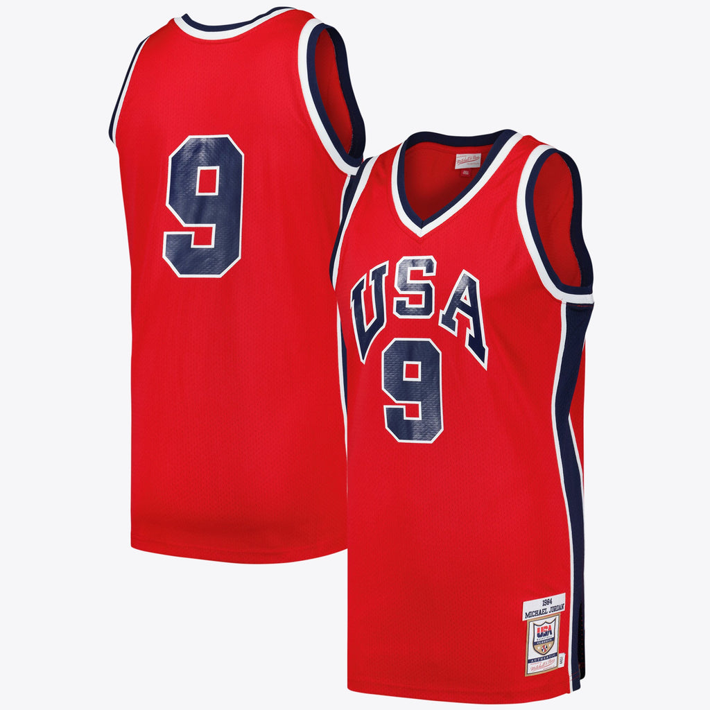 Men's USA Michael Jordan Team USA 1984 Basketball Jersey - view 2