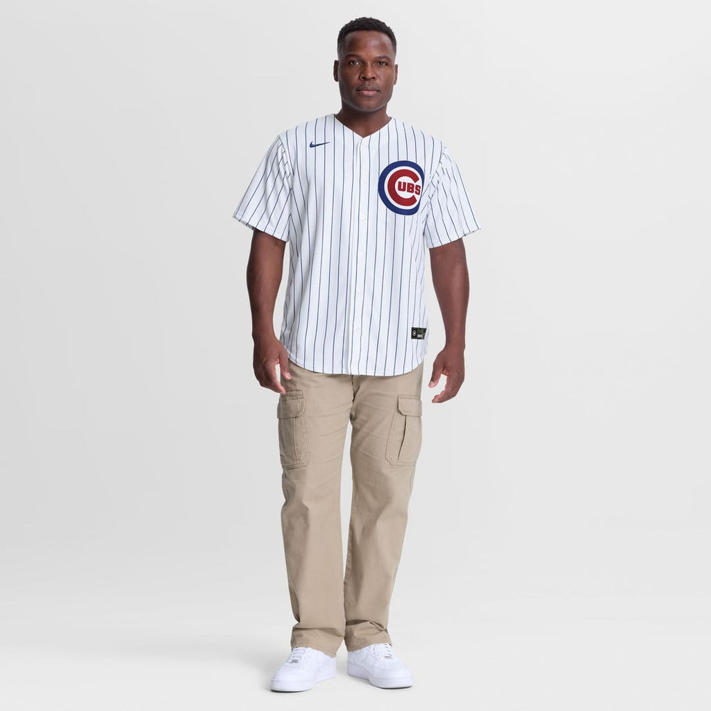 Men's Chicago Cubs Ryan Zeferjahn White Home Replica MLB Baseball Jersey - view 2