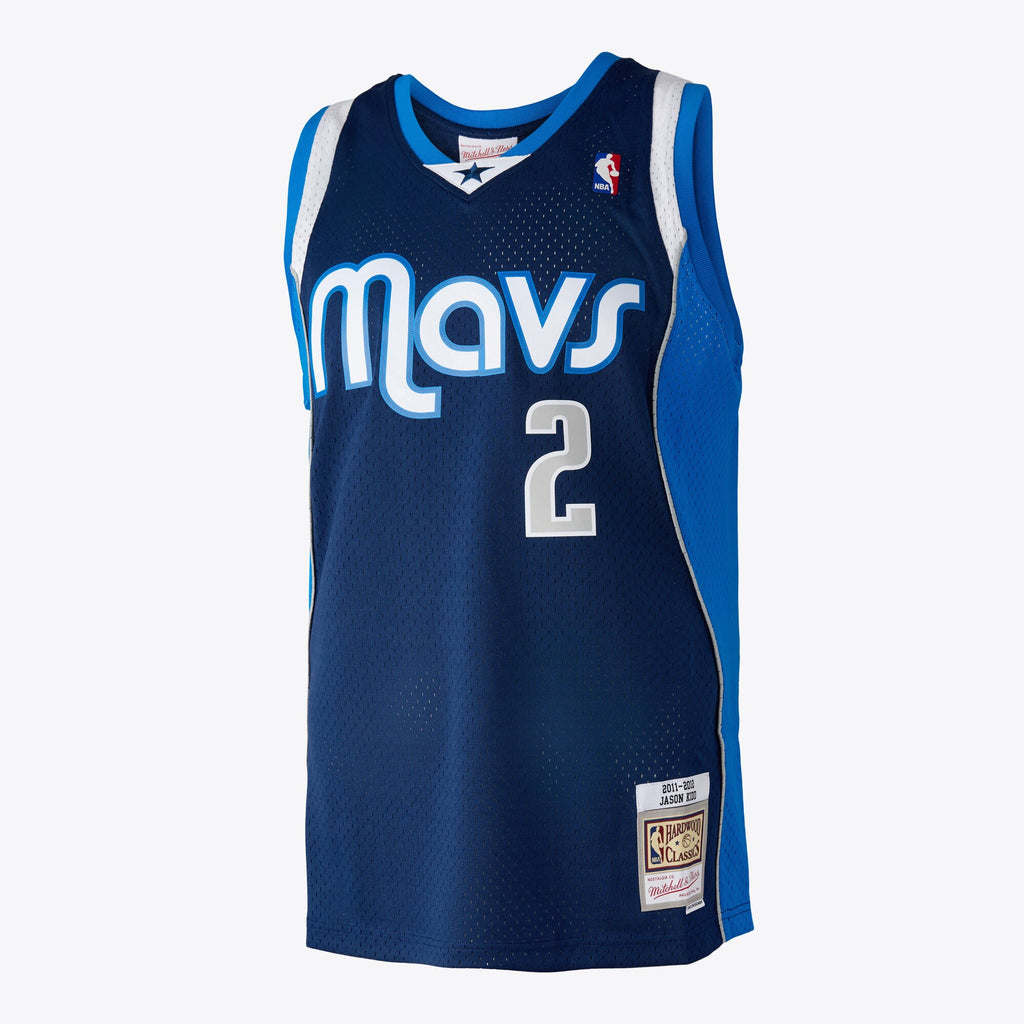 Men's Dallas Mavericks Jason Kidd 2011 Swingman NBA Basketball Jersey - Ash Blue - view 3