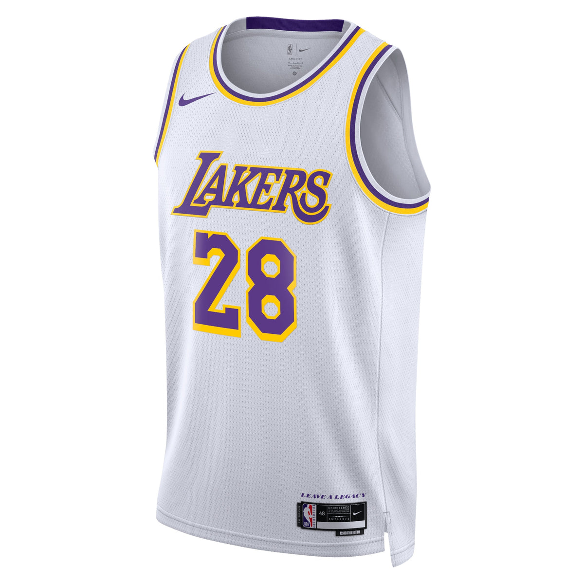 Unisex Rui Hachimura Los Angeles Lakers Association Edition Swingman NBA Basketball Jersey - White - view 2