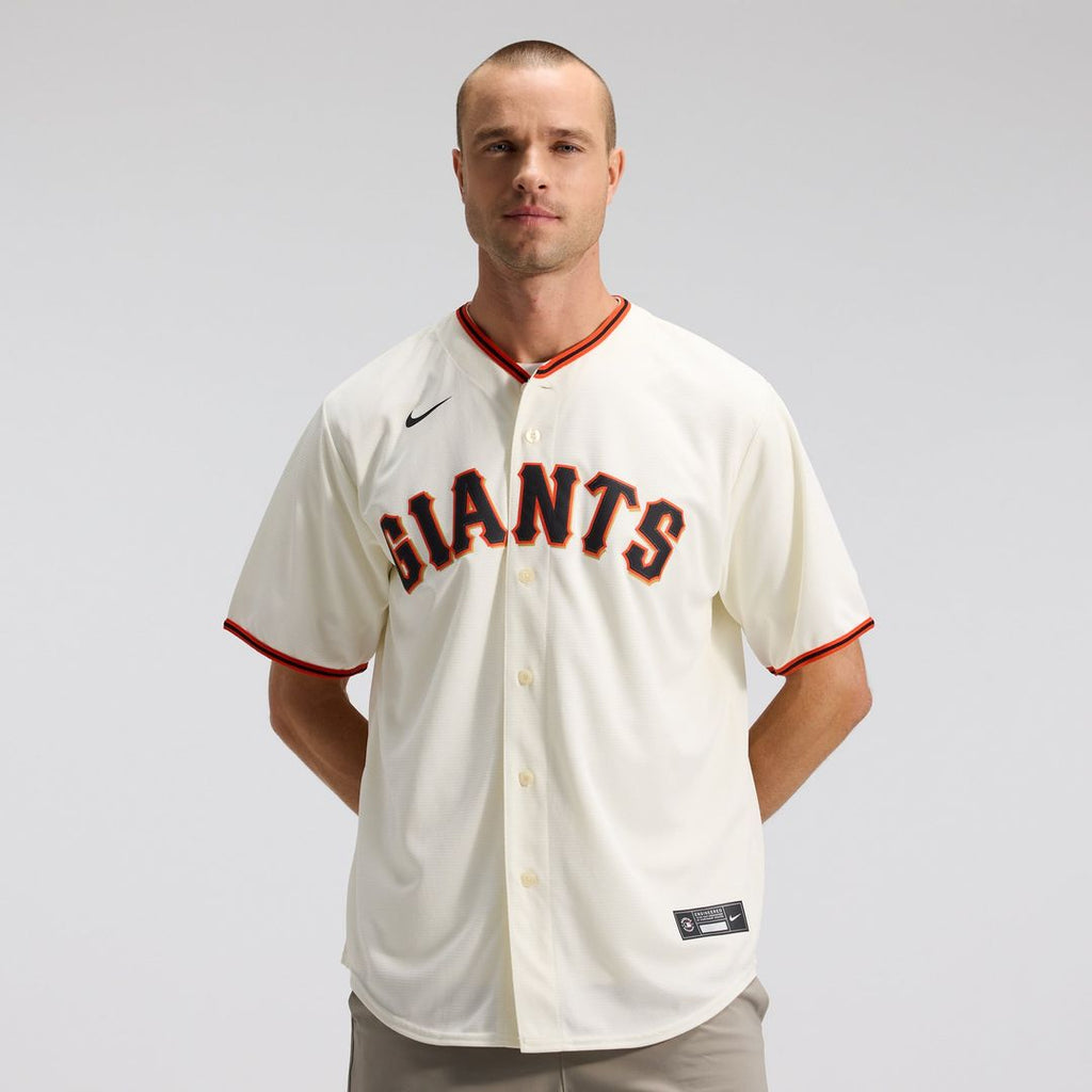 Men's San Francisco Giants Cream Home Replica MLB Baseball Jersey - view 1