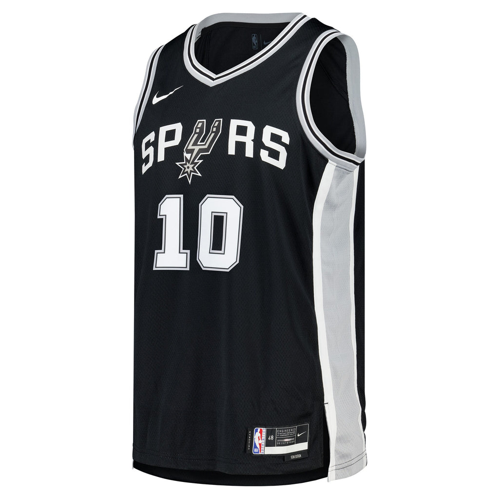 Unisex San Antonio Spurs Icon NBA Basketball Jersey - Jeremy Sochan - view 3