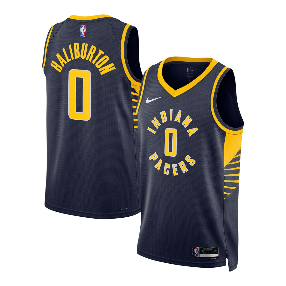 Unisex Indiana Pacers Icon NBA Basketball Jersey - Haliburton 0 - view 1