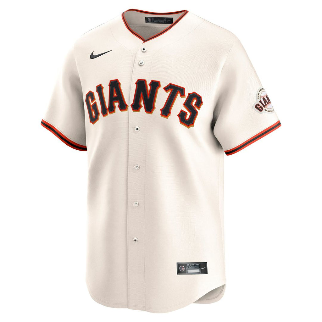 Men's San Francisco Giants Willy Adames Cream Home Limited MLB Baseball Jersey - view 2