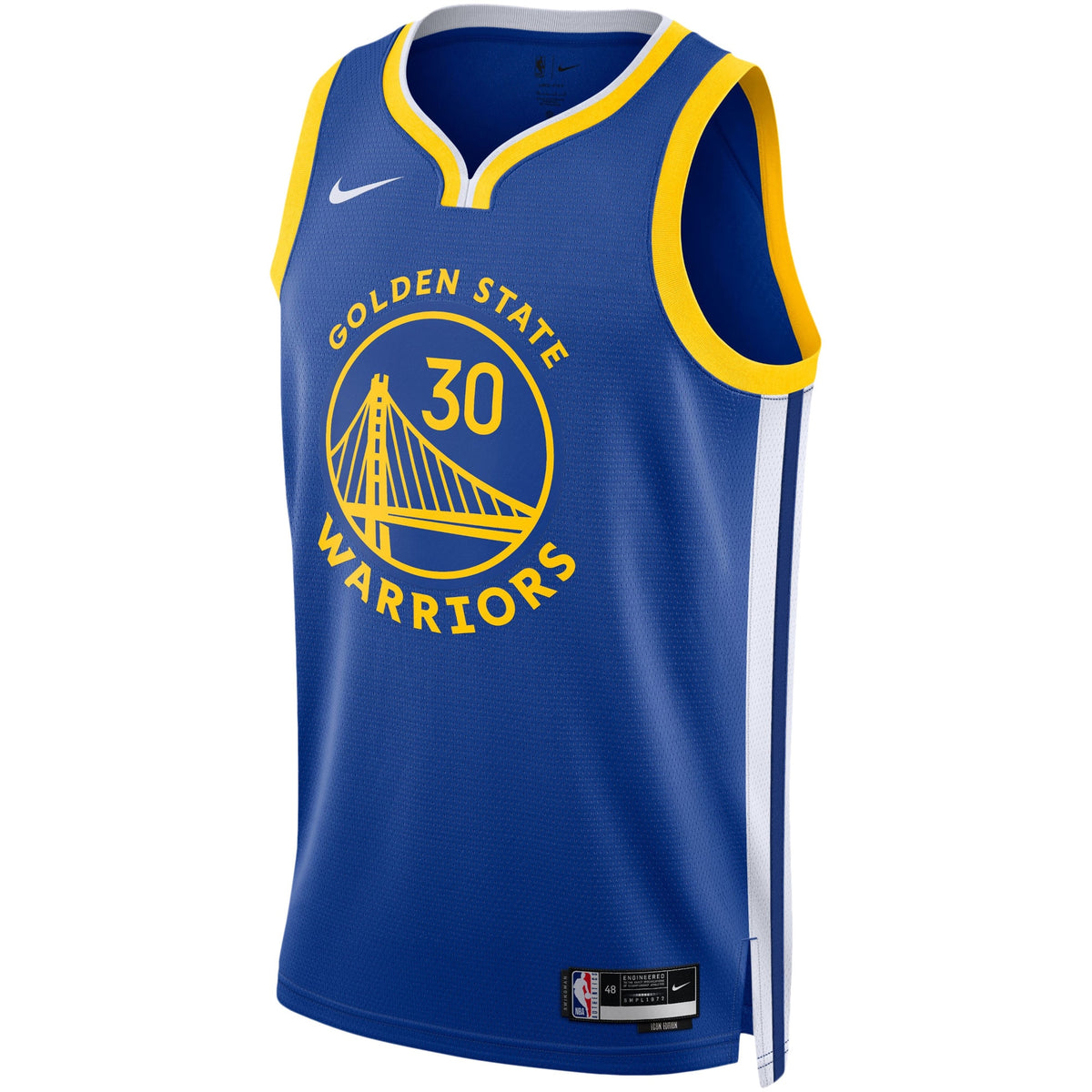 Unisex Golden State Warriors Icon Swingman NBA Basketball Jersey - Stephen Curry - view 2