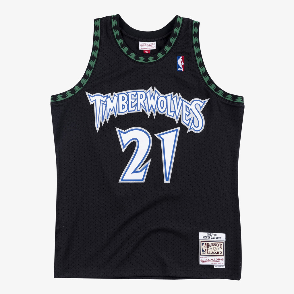 Men's Minnesota Timberwolves Swingman NBA Basketball Jersey Alternate Kevin Garnett 1997-98 - view 2