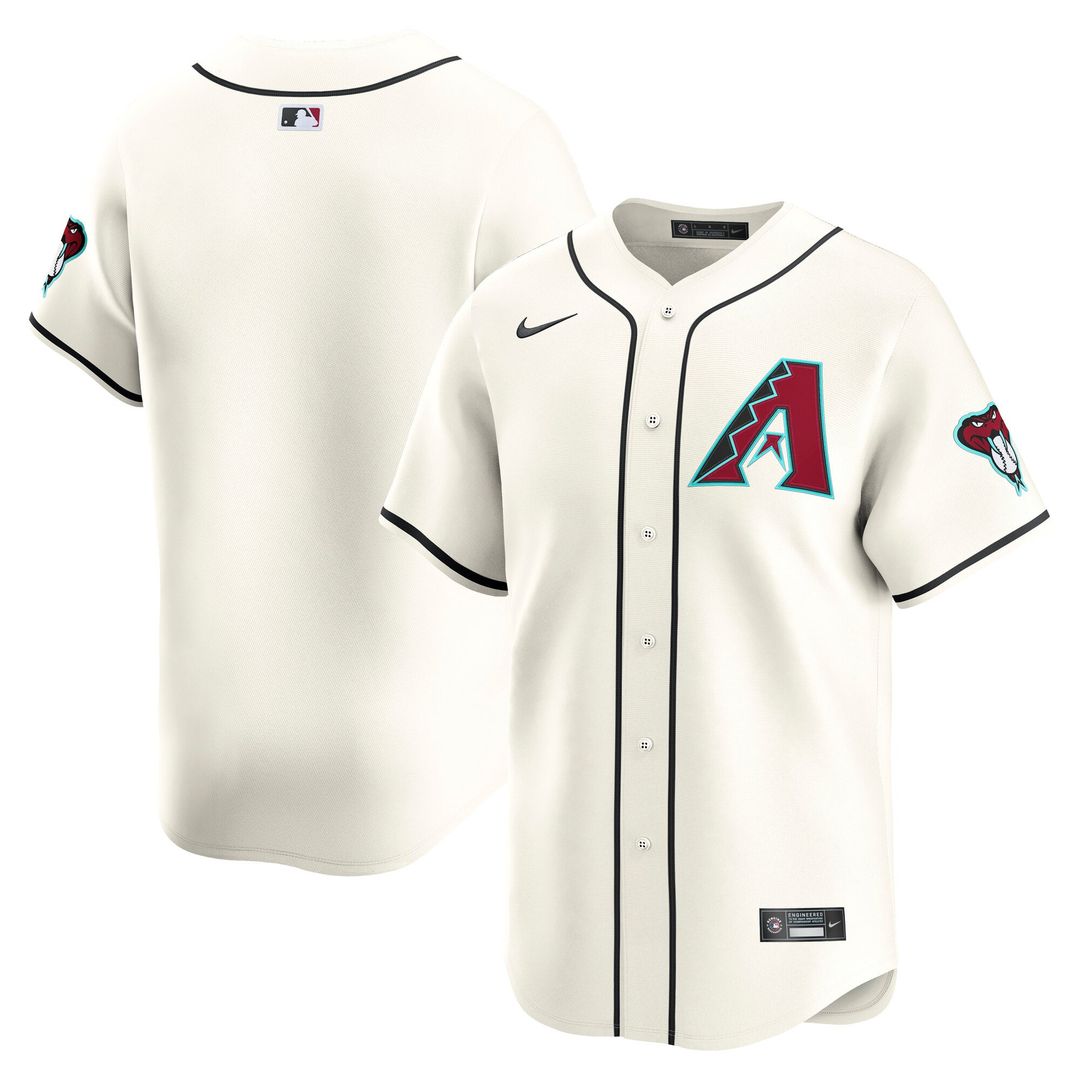 Men's Arizona Diamondbacks White Home Limited MLB Baseball Jersey - view 1