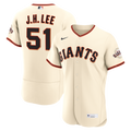 Men's San Francisco Giants Jung Hoo Lee Cream Home MLB Baseball Jersey - view 1