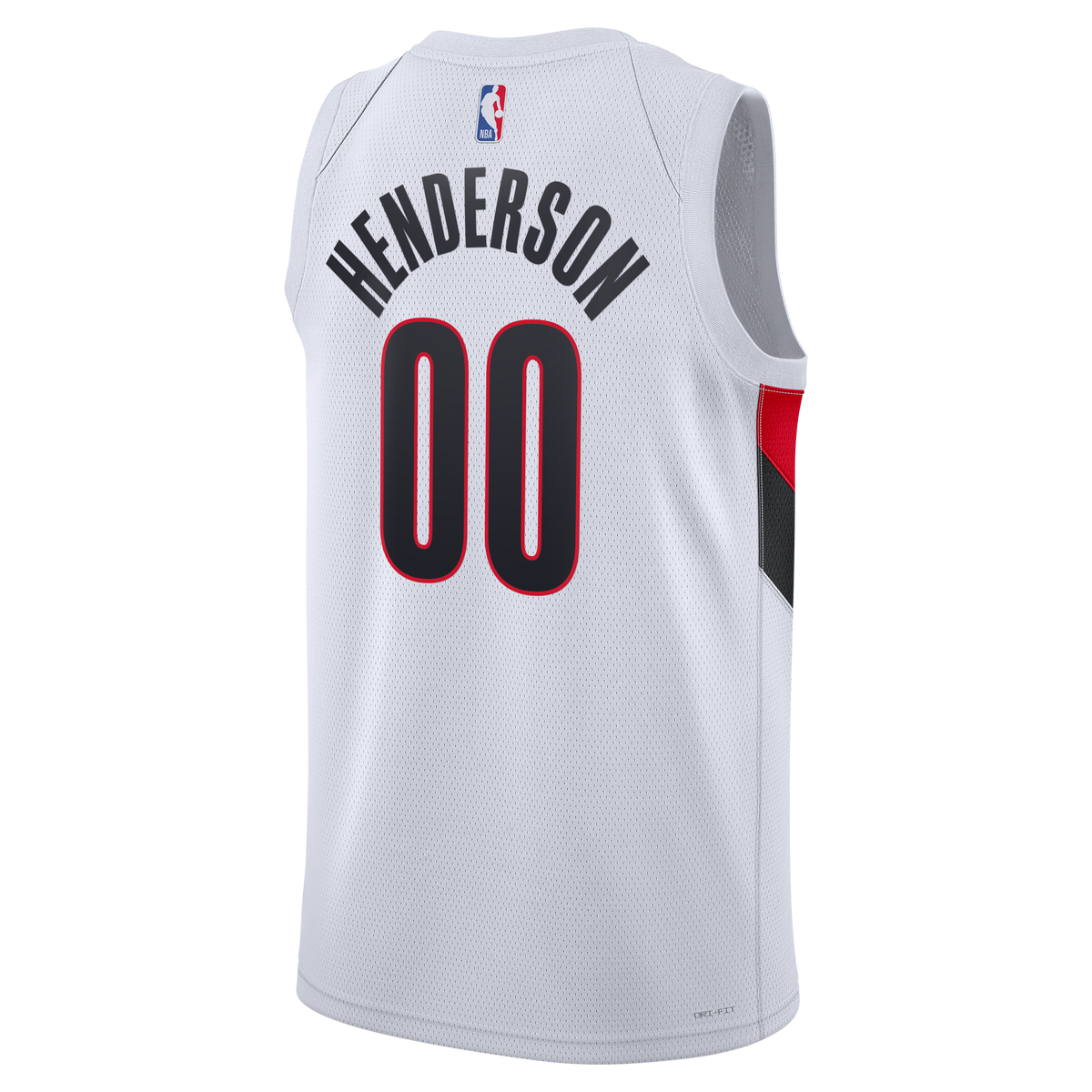 Unisex Scoot Henderson Portland Trail Blazers Replica Association Edition Swingman NBA Basketball Jersey - White - view 4