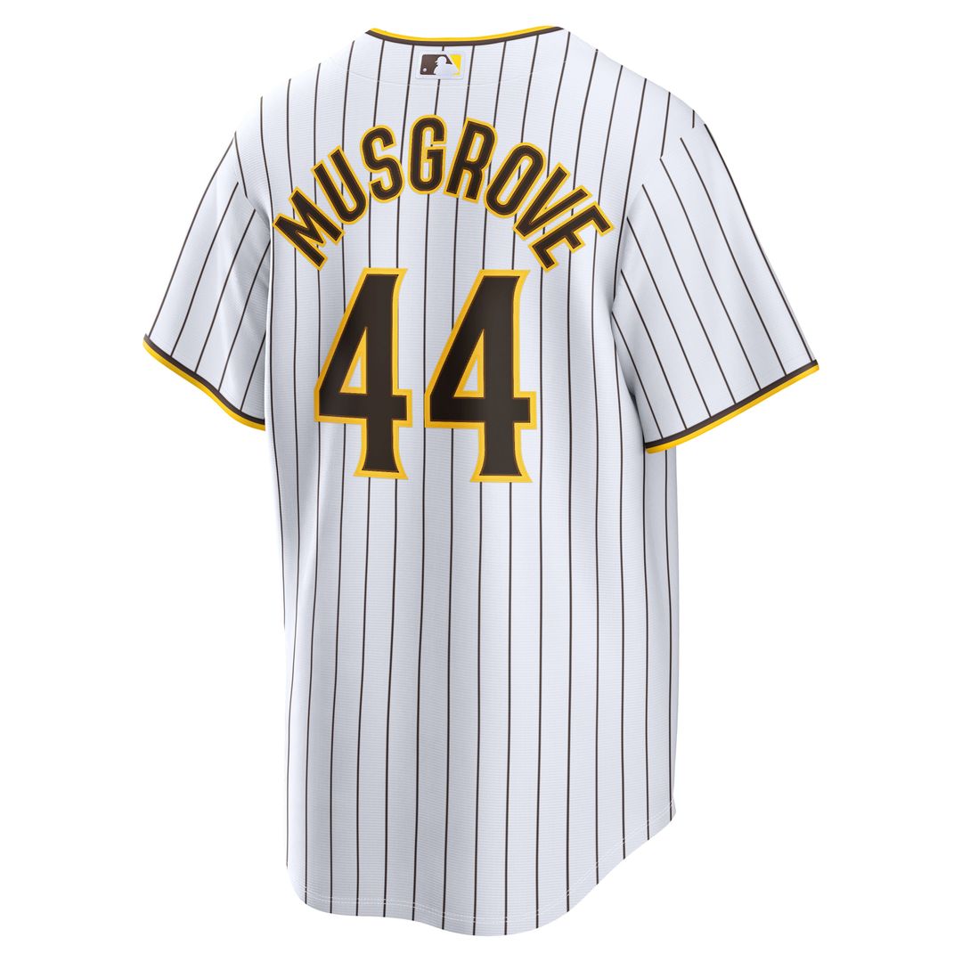 Men's San Diego Padres Joe Musgrove White Home Replica MLB Baseball Jersey - view 3