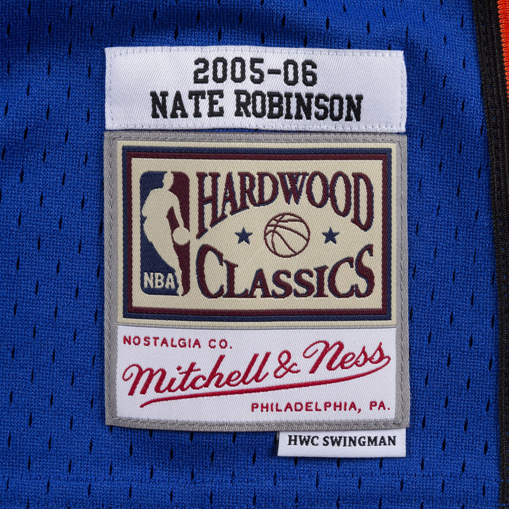 Men's New York Knicks Nate Robinson 2006 Swingman NBA Basketball Jersey - Royal Blue - view 5