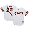 Men's San Francisco Giants Will Clark White Cooperstown Collection 1989 MLB Baseball Jersey - view 1