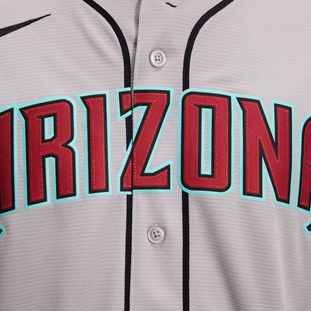 Men's Arizona Diamondbacks Corbin Carroll Gray Road Replica MLB Baseball Jersey - view 12