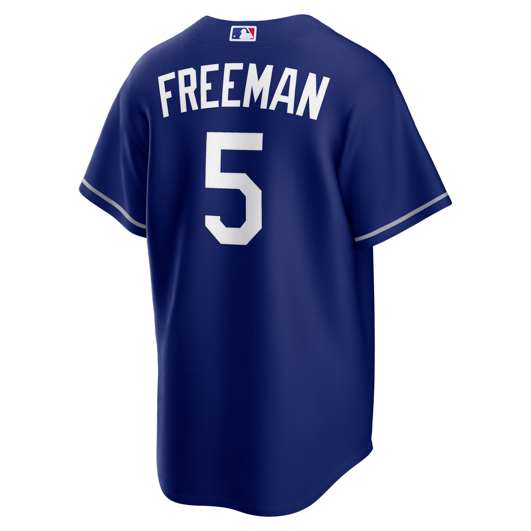 Men's Los Angeles Dodgers Freddie Freeman Royal Alternate Replica MLB Baseball Jersey - view 3