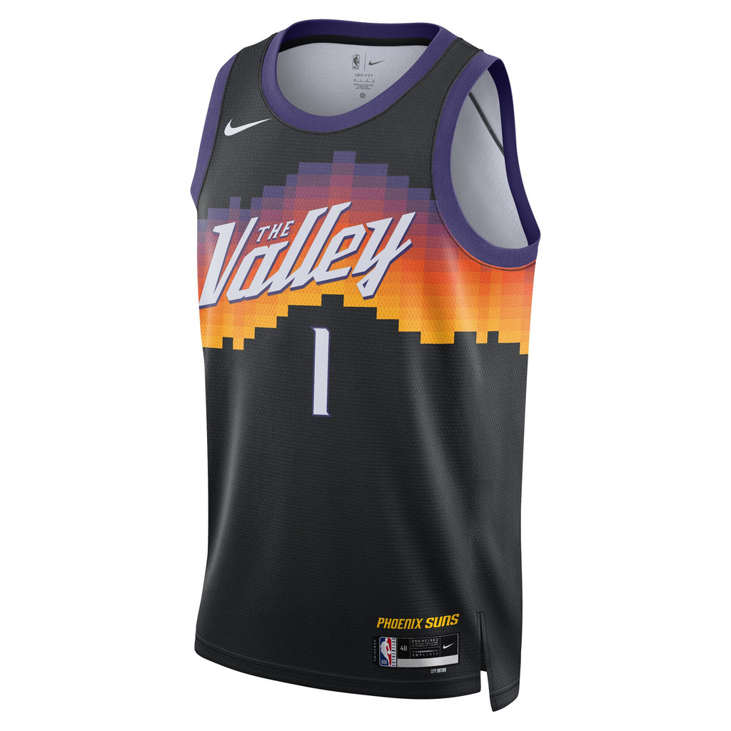 Unisex Devin Booker Phoenix Suns 2025/26 City Edition Swingman NBA Basketball Jersey - Black - view 3