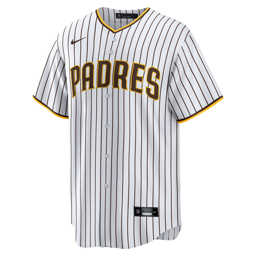 Men's San Diego Padres White Home Big & Tall Replica MLB Baseball Jersey - view 2