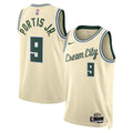 Unisex Bobby Portis Milwaukee Bucks 2025/26 City Edition Swingman NBA Basketball Jersey - Cream - view 1