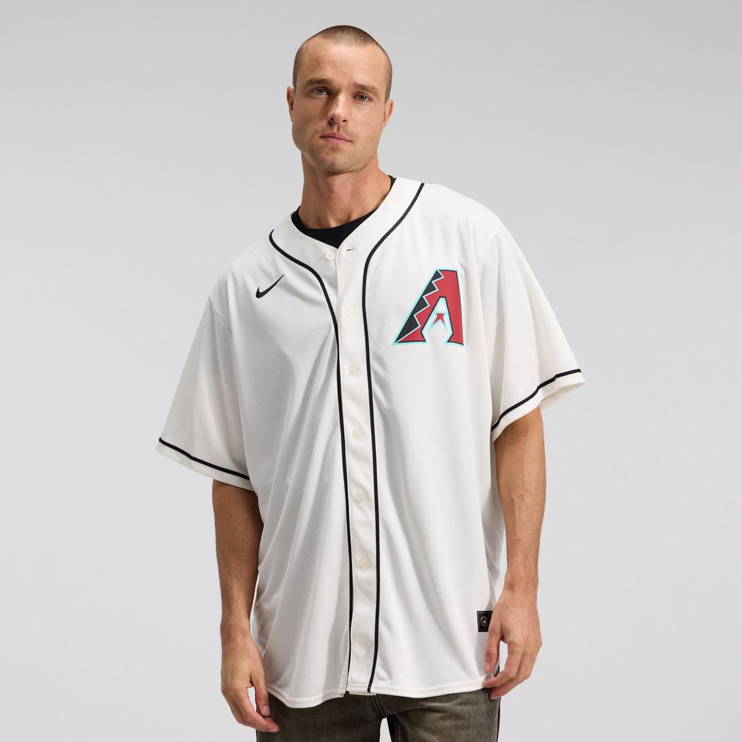 Men's Arizona Diamondbacks Corbin Carroll Cream Home Replica MLB Baseball Jersey - view 2