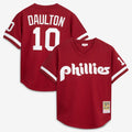 Men's Philadelphia Phillies Darren Daulton Scarlet Batting Practice MLB Baseball Jersey - view 1
