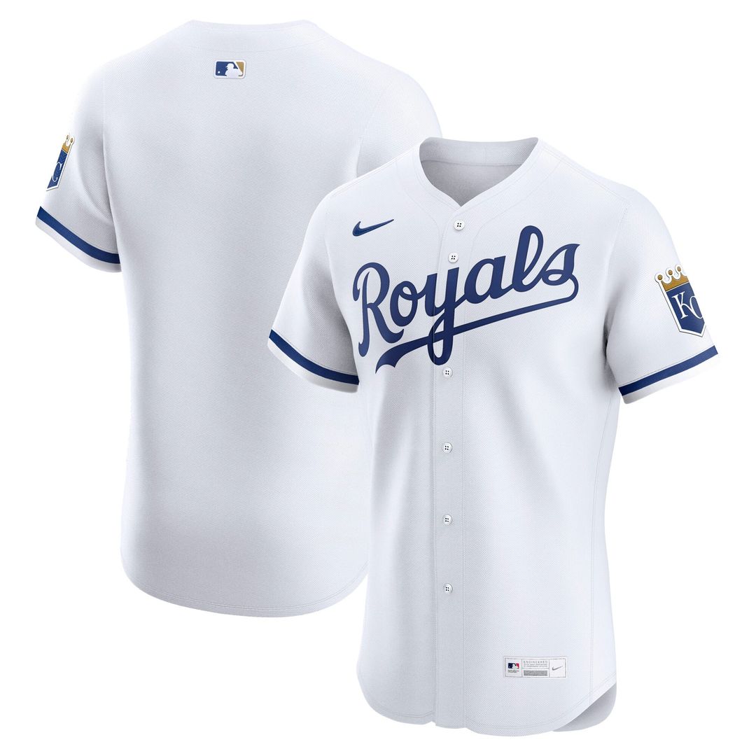Men's Kansas City Royals Royal Alternate 2 Elite MLB Baseball Jersey - view 7
