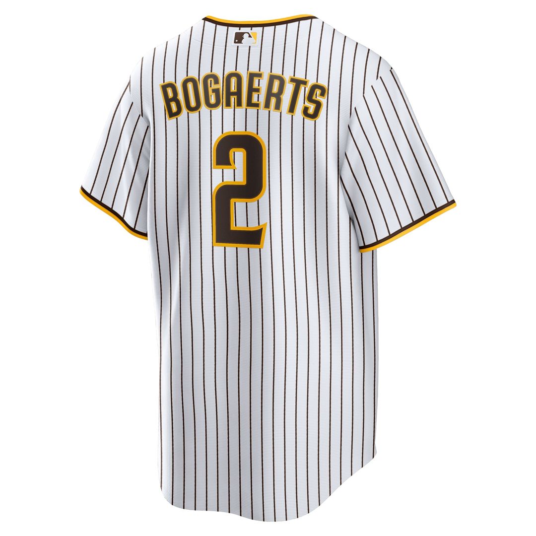 Men's San Diego Padres Xander Bogaerts White/Brown Home Replica MLB Baseball Jersey - view 3