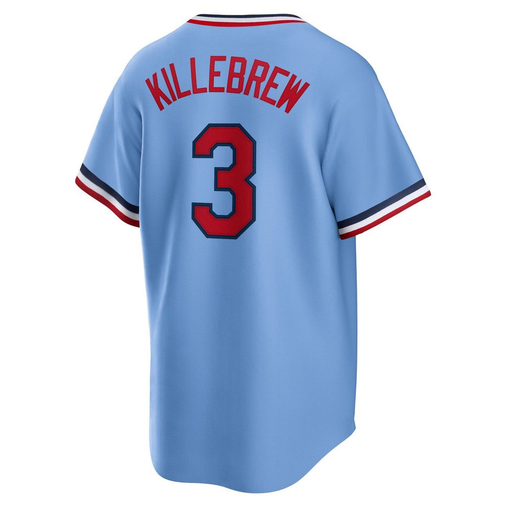 Men's Minnesota Twins Harmon Killebrew Light Blue Road Cooperstown Collection MLB Baseball Jersey - view 3