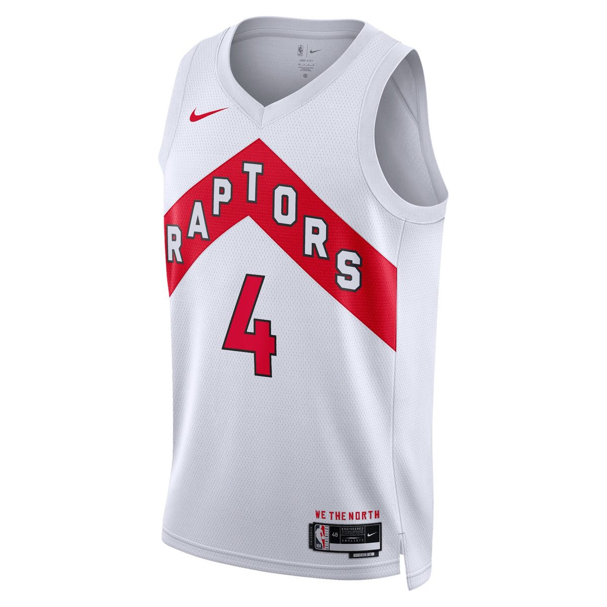 Unisex Scottie Barnes Toronto Raptors Association Edition Swingman NBA Basketball Jersey - White - view 2