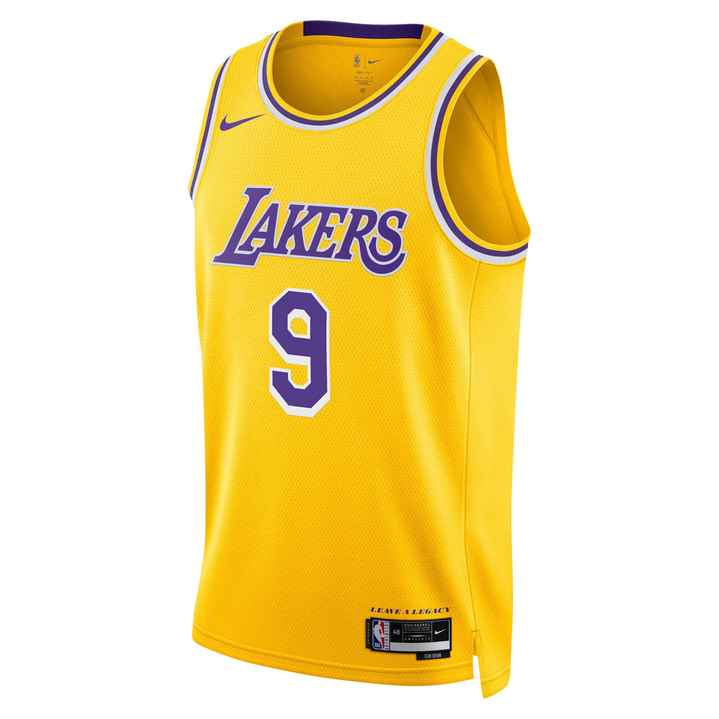 Unisex Bronny James Los Angeles Lakers Icon Swingman NBA Basketball Jersey - Gold - view 3