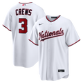 Men's Washington Nationals Dylan Crews White Home Replica MLB Baseball Jersey - view 1