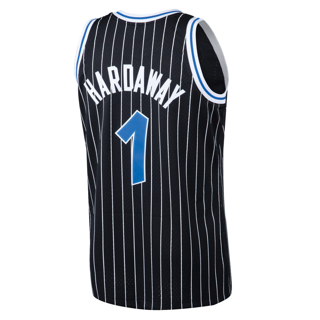 Men's Penny Hardaway Black Orlando Magic 1994-95 Hardwood Classics Swingman NBA Basketball Jersey - view 4