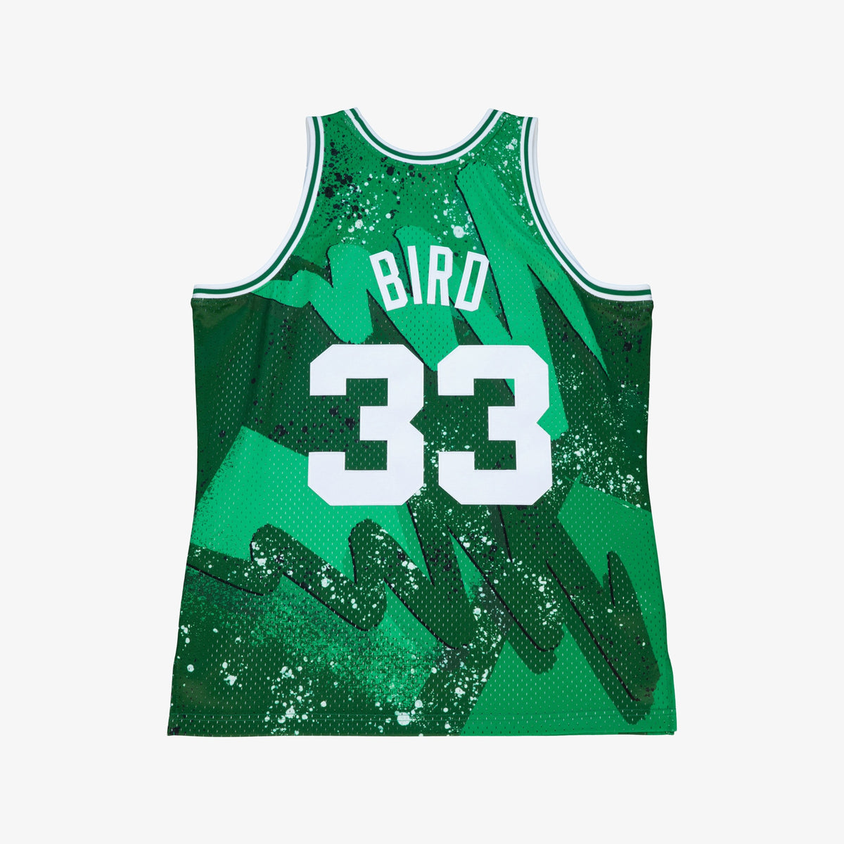 Men's Boston Celtics Larry Bird 1985 Hyper Hoops Swingman NBA Basketball Jersey - Green - view 4