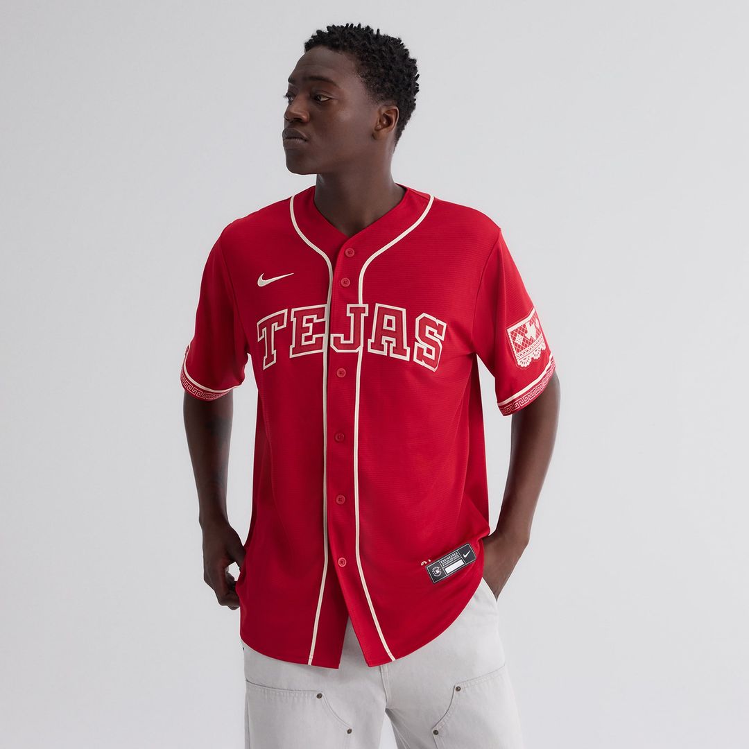 Men's Texas Rangers Red 2026 City Connect Stadium MLB Baseball Jersey - view 5