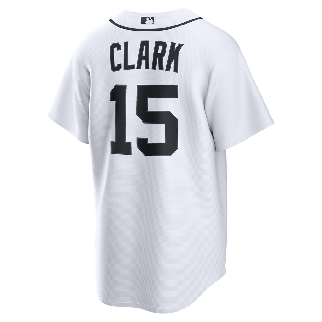 Men's Detroit Tigers Max Clark White Home Replica MLB Baseball Jersey - view 5
