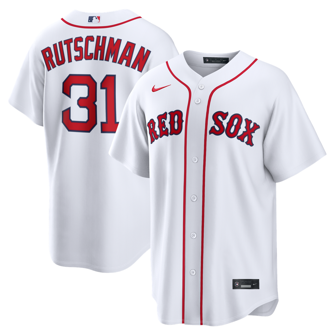 Men's Boston Red Sox Adley Rutschman White Home Replica MLB Baseball Jersey - view 1