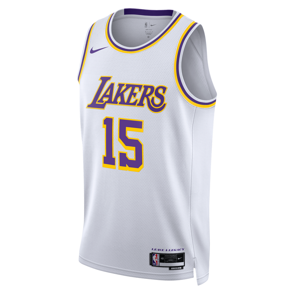 Unisex Austin Reaves Los Angeles Lakers Association Edition Swingman NBA Basketball Jersey - White - view 3