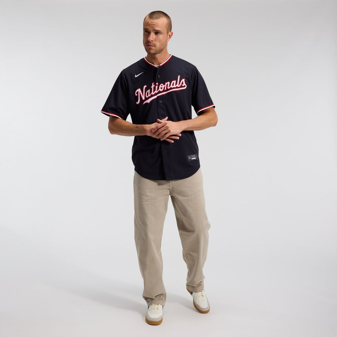 Men's Washington Nationals Dylan Crews Navy Alternate Replica MLB Baseball Jersey - view 19