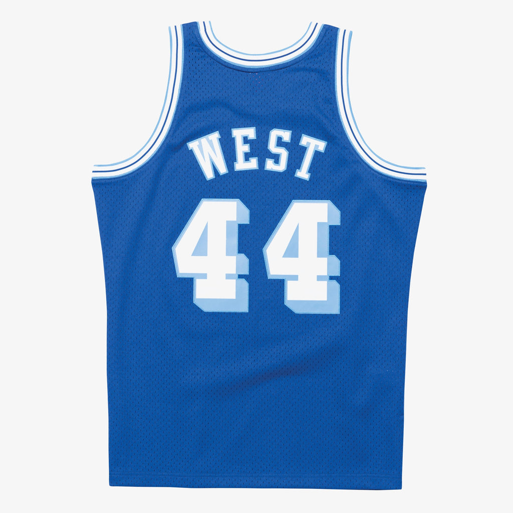 Men's Los Angeles Lakers Swingman NBA Basketball Jersey Road Jerry West 1960-61 - view 3