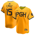Men's Pittsburgh Pirates Oneil Cruz Gold City Connect Limited MLB Baseball Jersey - view 1