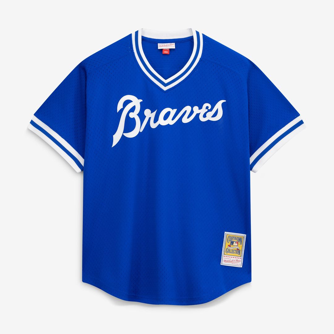 Men's Atlanta Braves Dale Murphy Scarlet Batting Practice MLB Baseball Jersey - view 16