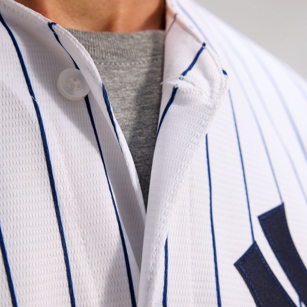 Men's New York Yankees White Home Replica MLB Baseball Jersey - view 13